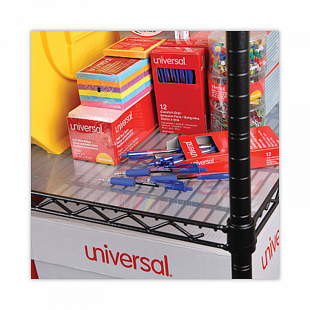Shelf Liners For Wire Shelving, Clear Plastic, 36w x 18d, 4/Pack (SW59SL3618)