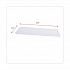 Shelf Liners For Wire Shelving, Clear Plastic, 48w x 18d, 4/Pack (SW59SL4818)