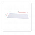 Shelf Liners For Wire Shelving, Clear Plastic, 36w x 18d, 4/Pack (SW59SL3618)