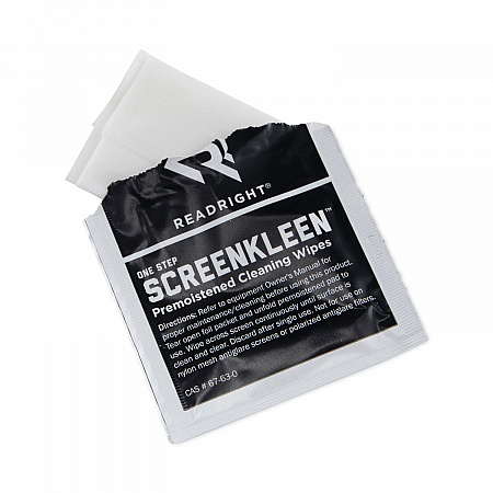 OneStep CRT ScreenKleen Cleaning Pads, Cloth, 5 x 5, Unscented, White, 100/Box (RR1309)