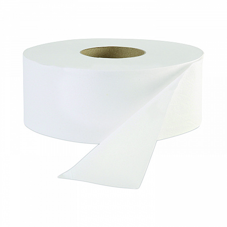 JRT Jr. Bath Tissue, Jumbo, Septic Safe, 1-Ply, 3.3