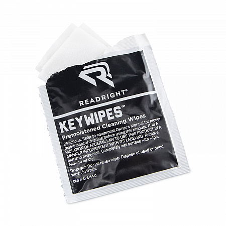KeyWipes Keyboard Wet Wipes, 6.88 x 5, Unscented, 18/Box (RR1233)