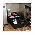 Condiment Caddy, 7 Compartments, 8.75 x 16 x 5.25, Black (VFCC169)