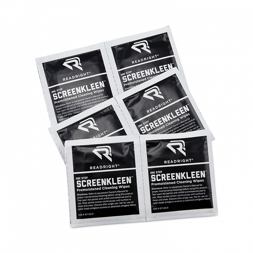 OneStep CRT ScreenKleen Cleaning Pads, Cloth, 5 x 5, Unscented, White, 100/Box (RR1309)