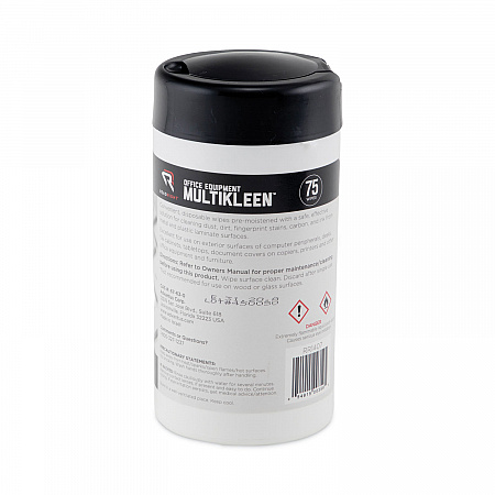 Office Equipment MultiKleen Wet Wipes, Cloth, 5.44 x 6.38, 75/Tub (RR1407)