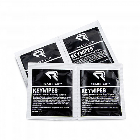 KeyWipes Keyboard Wet Wipes, 6.88 x 5, Unscented, 18/Box (RR1233)