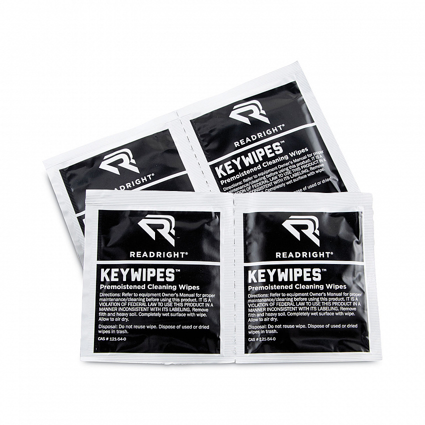 KeyWipes Keyboard Wet Wipes, 6.88 x 5, Unscented, 18/Box (RR1233)