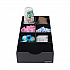 Condiment Caddy, 7 Compartments, 8.75 x 16 x 5.25, Black (VFCC169)