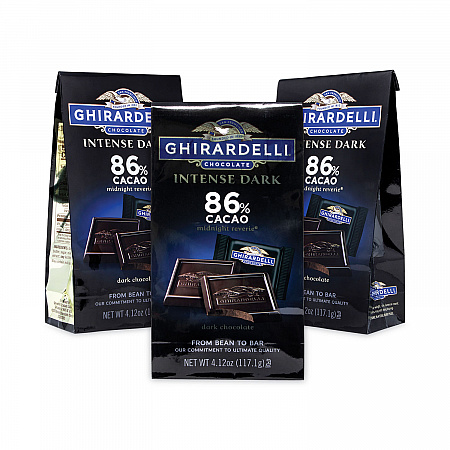 Intense Dark Midnight Reverie 86% Cacao Singles Bag, 4.12 oz Packs, 3 Count (30001033)