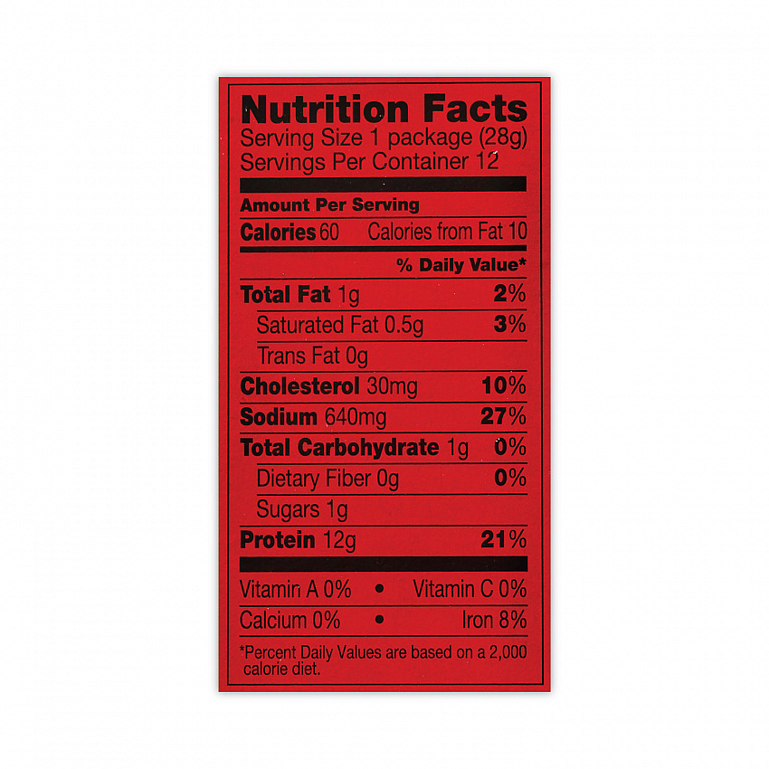 Beef Steak, Original, 1 oz, 12/Box (27800002)