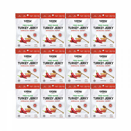 Sriracha Honey Turkey Jerky, 1 oz Pouch, 12/Pack (22000983)