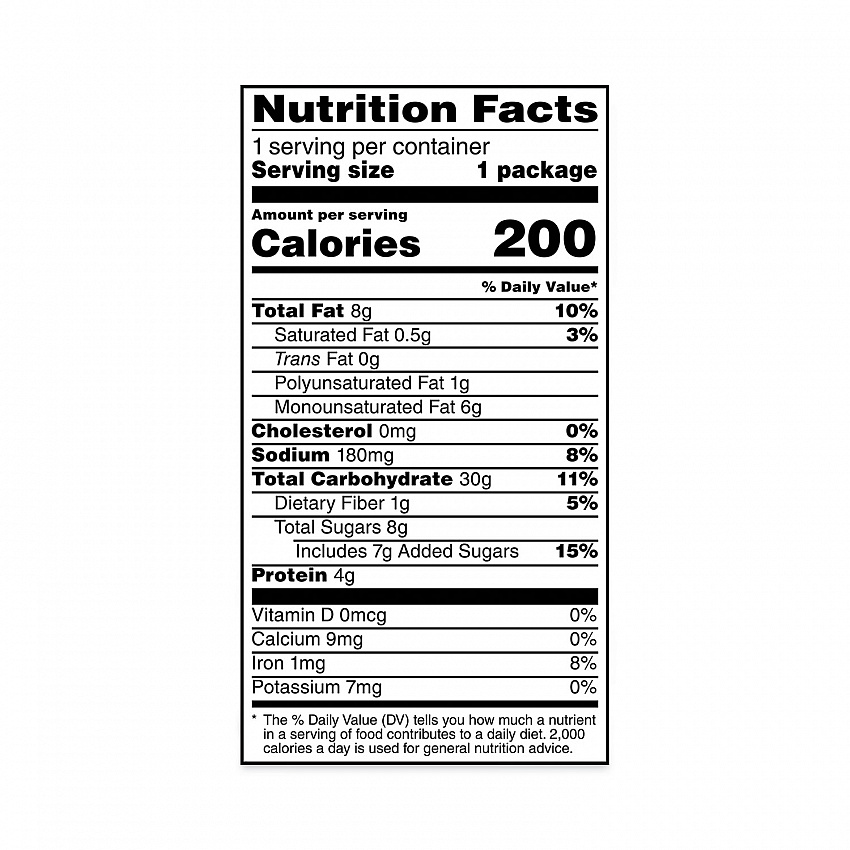 Pita Chips, 1.5 oz Bag, Cinnamon Sugar, 24/Carton (20900651)