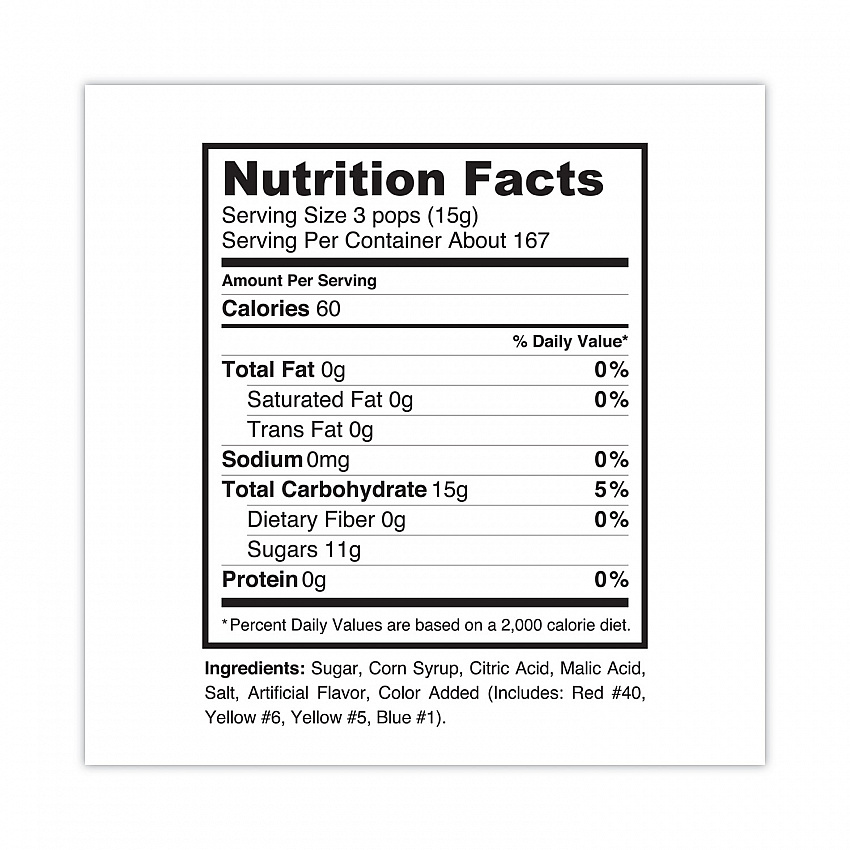 Dum-Dum-Pops, 15 Assorted Flavors, 500 Pieces/Bag (22000772)