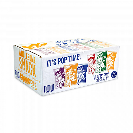 Kettle Cooked Popcorn Variety Pack, Assorted Flavors, 1 oz Bag, 24/Carton (20902646)