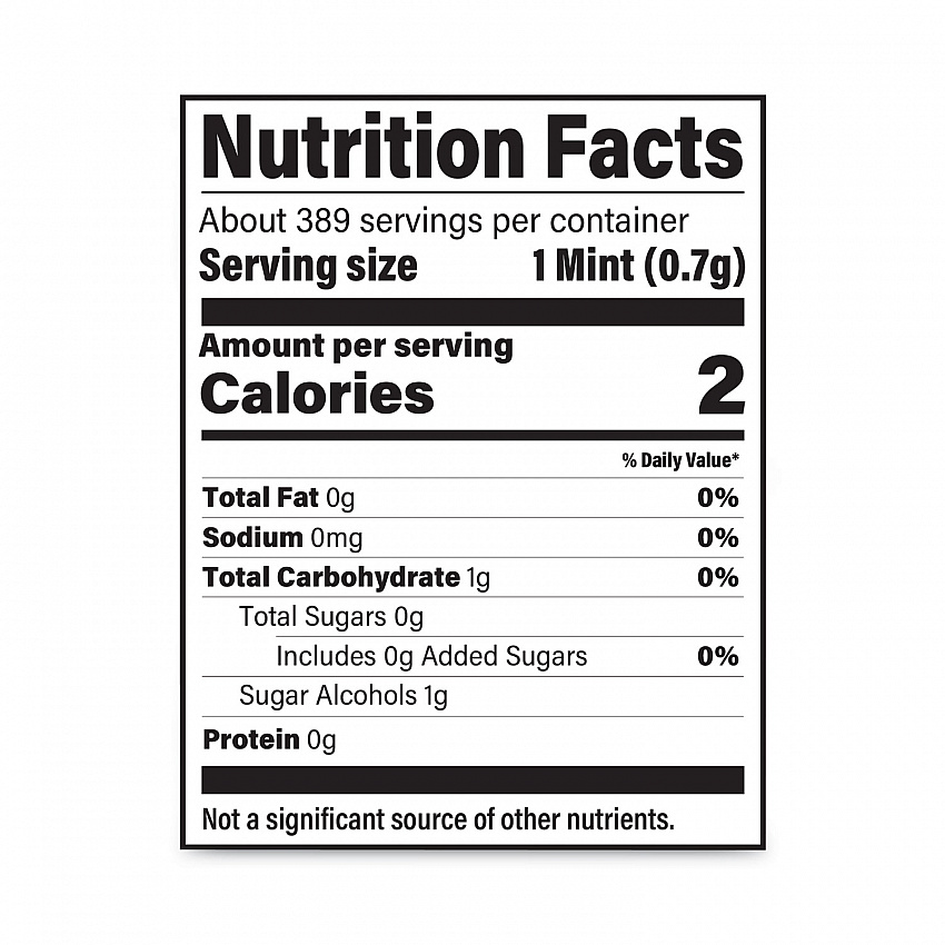 Arctic Peppermint Mints, 1.2 oz, 8 Tins/Pack (20900488)