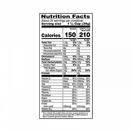 Froot Loops Breakfast Cereal, 43 oz Bag, 2 Bags/Box (22000900)