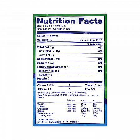 Jumbo Spearmint Balls, 0.04 oz Individually Wrapped, 120 Balls/Bag, 1 Bag/Carton (20900022)