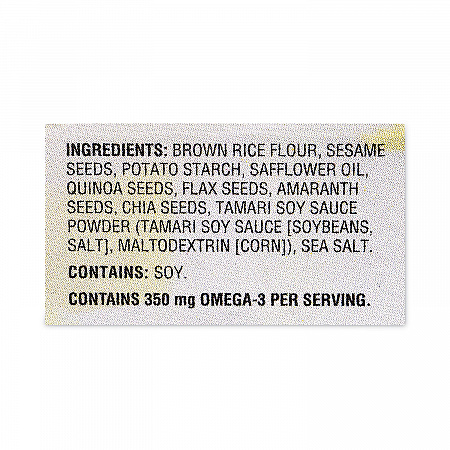 5-Seed Multi-Grain Crunchy Oven Baked Crackers, Whole Wheat, 10 oz Bag, 2 Bags/Box (22000757)