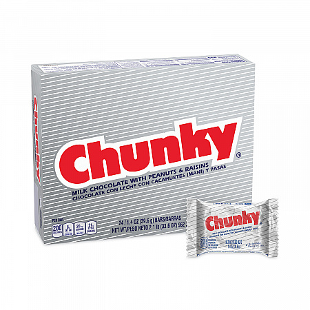 Chunky Bar, Individually Wrapped, 1.4 oz, 24/Carton (20900162)