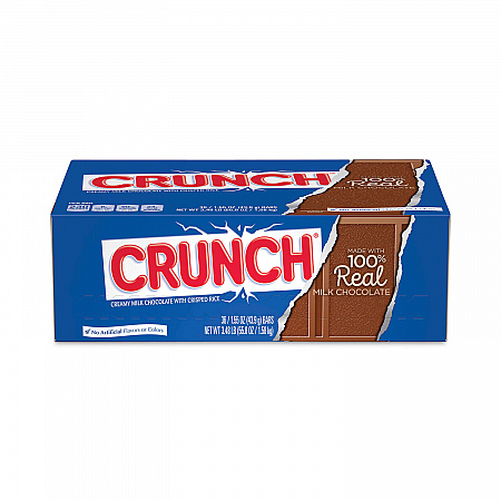 Crunch Bar, 1.55 oz Individually Wrapped, 36/Carton (20900164)