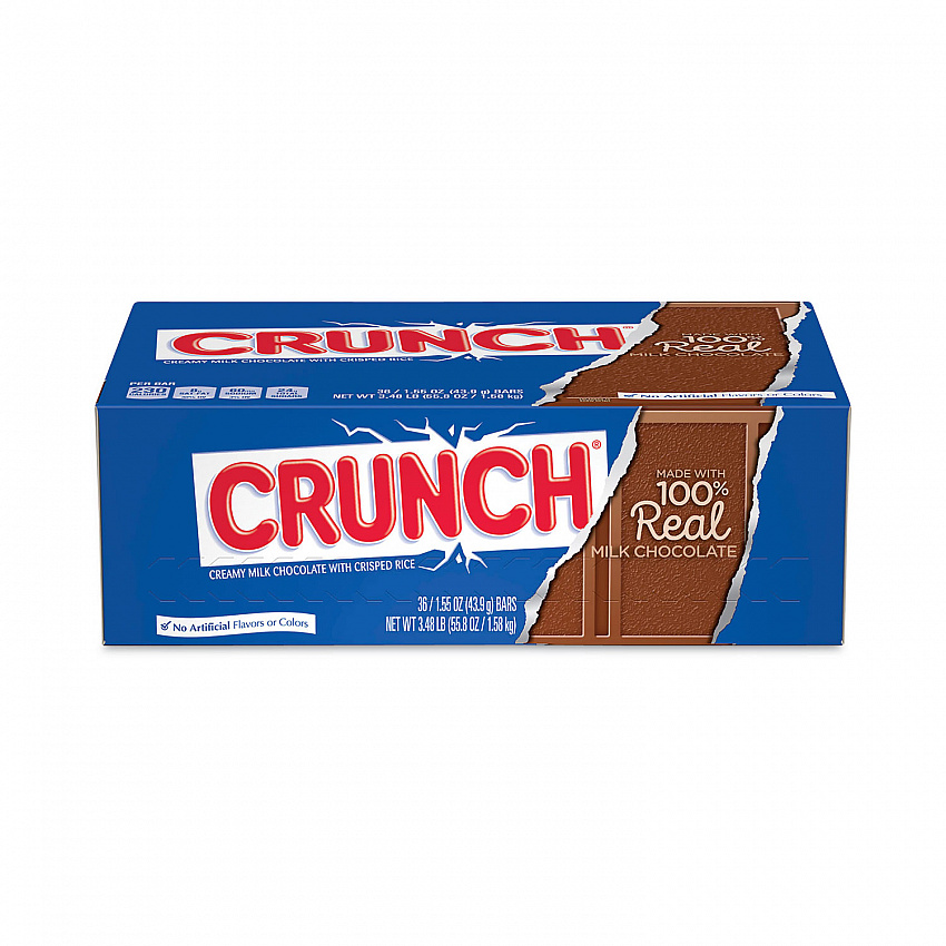 Crunch Bar, 1.55 oz Individually Wrapped, 36/Carton (20900164)