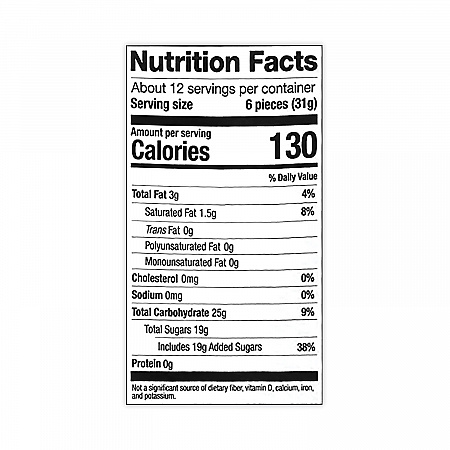 Fruit Chews, Original, 12.7 oz  Pouch, 3/Carton (20902502)