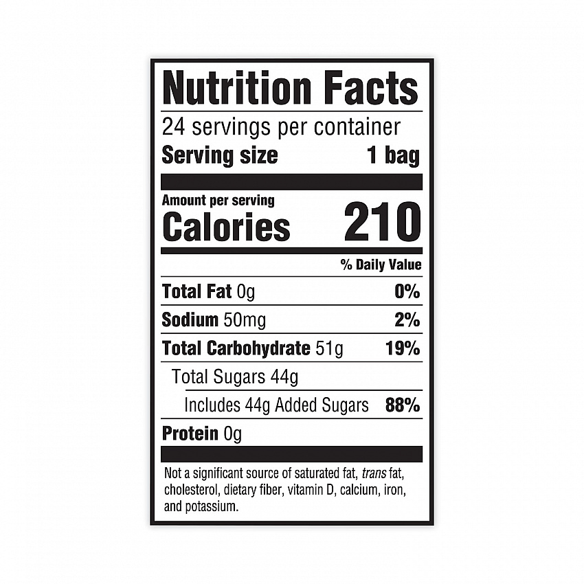 Chewy Candy, Assorted, 2 oz Bags, 24/Pack (30400006)