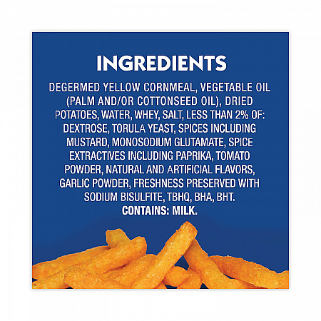 Hot Fries, Spicy Hot, 0.85 oz Bag, 72/Carton (20900465)