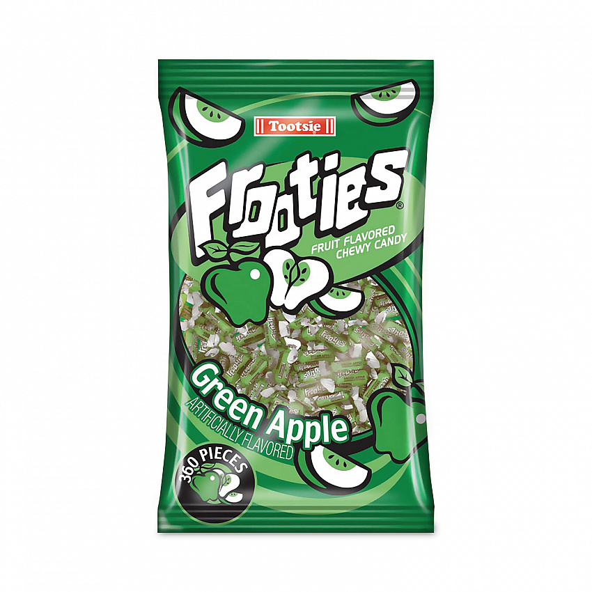 Frooties, Green Apple, 38.8 oz Bag, 360 Pieces/Bag (20900088)