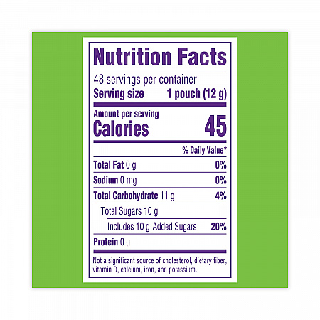 Candy, Assorted Flavors, 0.43 oz Pouches, 48/Box (20900166)