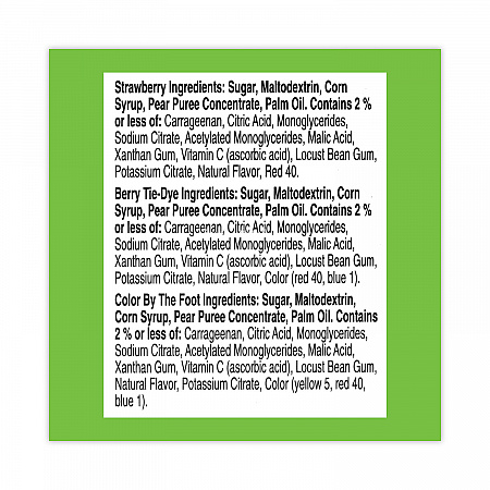 Fruit By The Foot Variety Pack, Assorted Flavors, 0.75 oz, 36 Pouches/Carton (20900408)