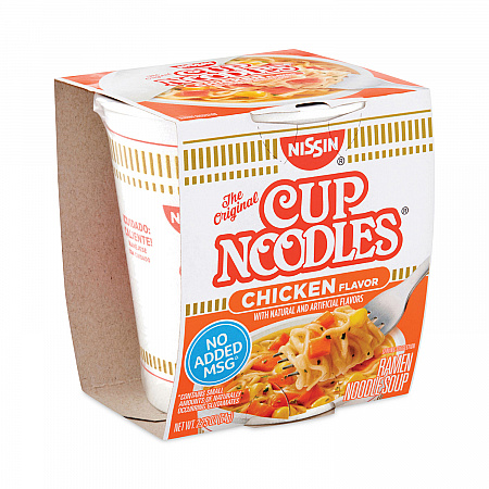 Cup Noodles, Chicken, 2.25 oz Cup, 24 Cups/Carton (22000498)