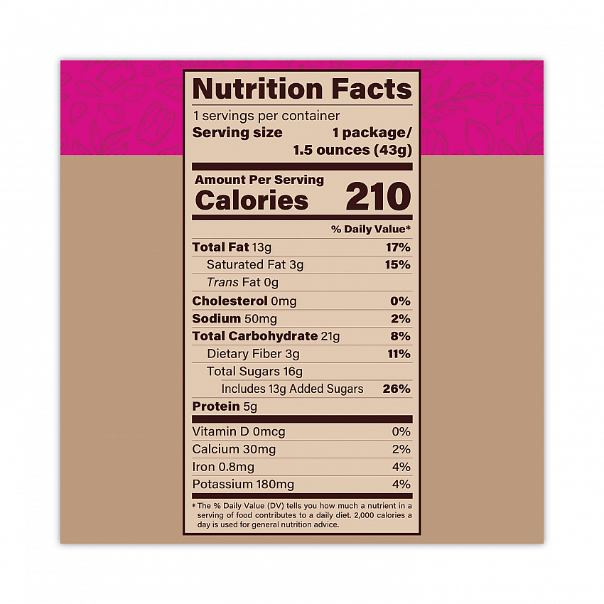 Wholesome Medley Trail Mix, 1.5 oz Bag, 16 Bags/Carton (28800013)