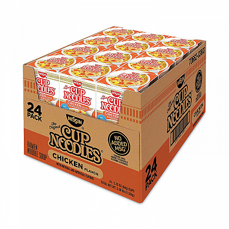 Cup Noodles, Chicken, 2.25 oz Cup, 24 Cups/Carton (22000498)
