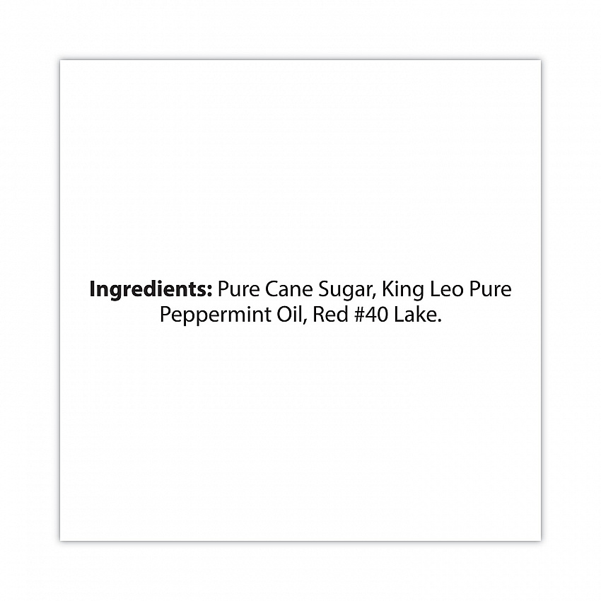 Peppermint Soft Mint Puffs, 5 lb Bag (21000050)