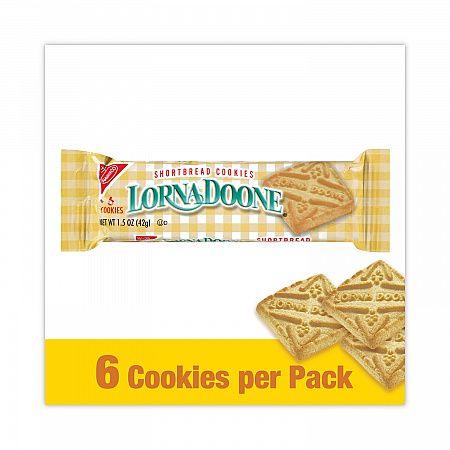 Lorna Doone Shortbread Cookies, 1.5 oz Packet, 30 Packets/Carton (22001042)