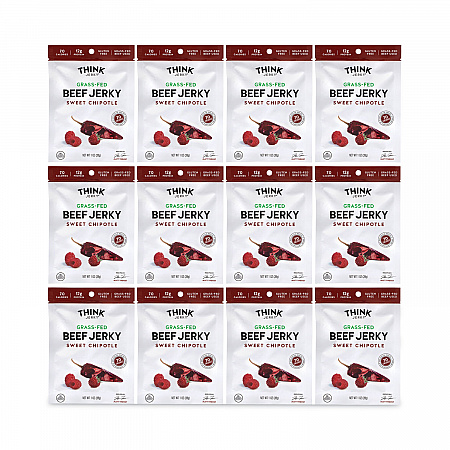 Sweet Chipotle Beef Jerky, 1 oz Pouch, 12/Pack (22000985)