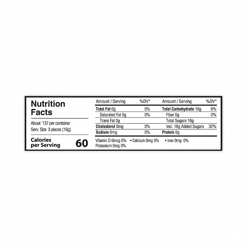 Peppermint Soft Mint Puffs, 5 lb Bag (21000050)