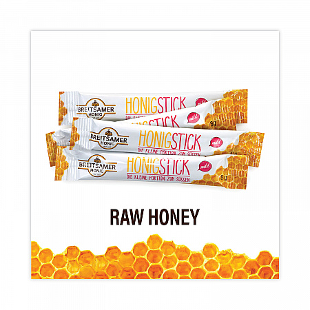 Raw Honey Sticks, 0.28 oz, 80 Sticks/Tub, 1 Tub/Carton (20902630)