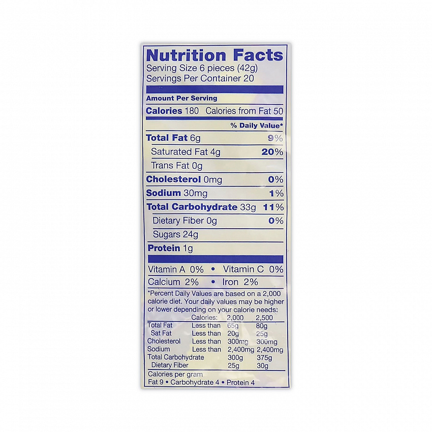 Snack Size Chocolate Candy, 1.83 lb Bag, 120 Pieces/Bag (20900085)