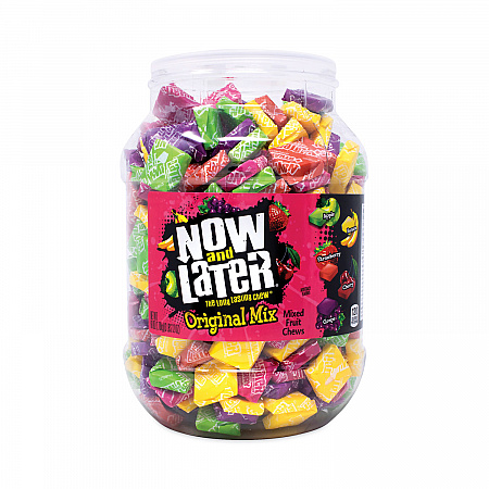 Mixed Fruit Chews, Assorted Flavors, 60 oz Tub, 365 Pieces (20900224)