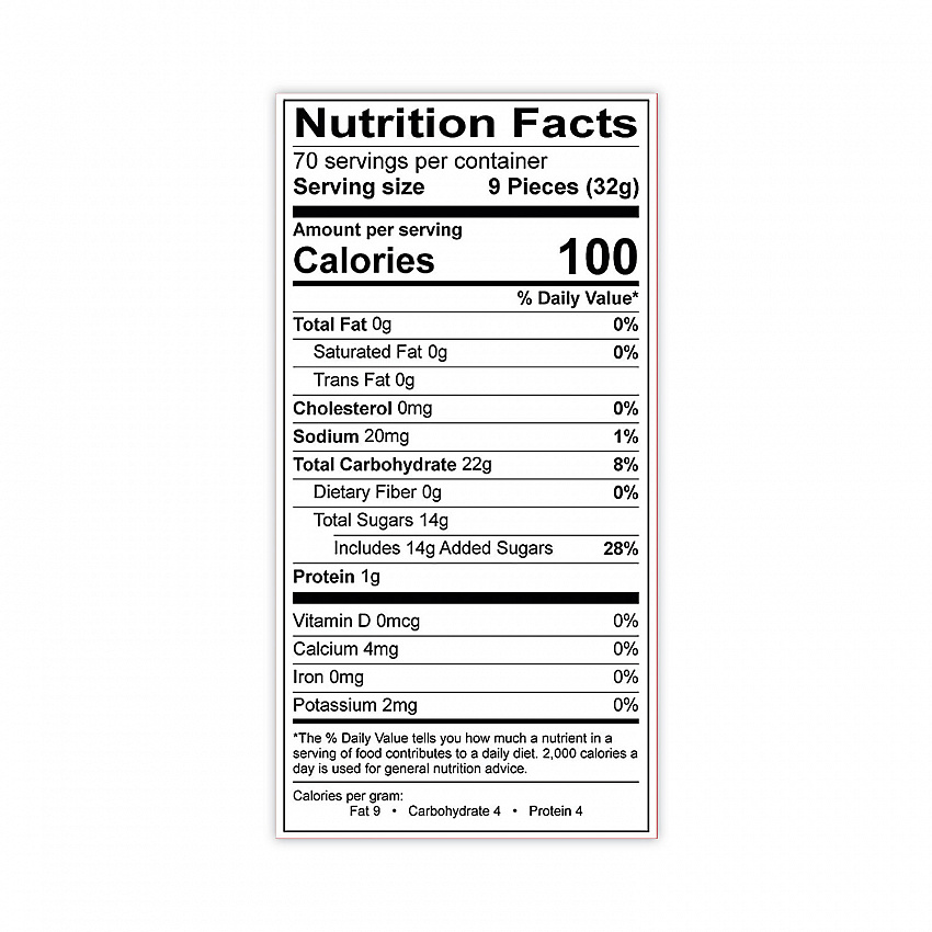 Gummi Bears, 5 lb Pouch, Assorted (20600001)