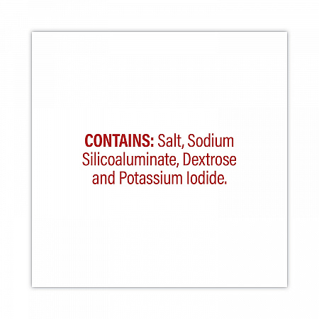 Iodized Salt Packet, 0.6 g Packet, 3,000/Carton (20900355)