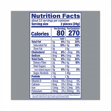 Sugar Free Peppermint Pattie, 3 oz Peg Bags, 12/Carton (24601076)
