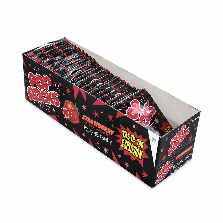 Sugar Candy,Strawberry, 0.33 oz Pouches, 24/Carton (20900231)