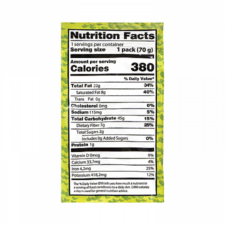 Platanitos Plantain Chips, 2.5 oz Pack, 30 Packs/Carton (20902612)