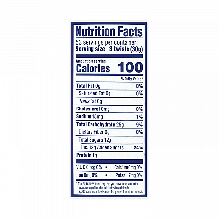 Original Red Twists, 3.5 lb Tub (20906016)