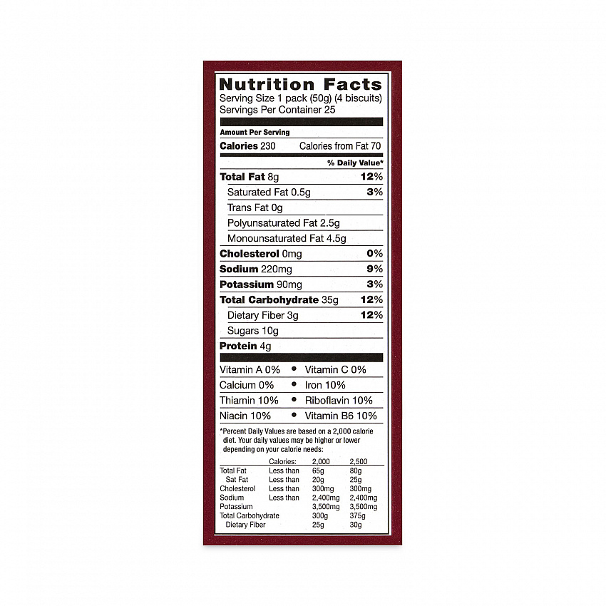 belVita Breakfast Biscuits, Cinnamon Brown Sugar, 1.76 oz Pack, 25 Packs/Carton (22000507)