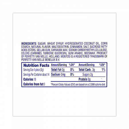 Cinnamon Singles Chewy Mints, 1.32 oz, 15 Rolls/Carton (20900454)