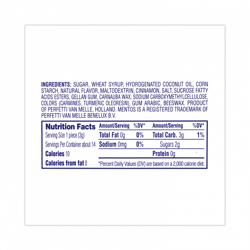 Cinnamon Singles Chewy Mints, 1.32 oz, 15 Rolls/Carton (20900454)